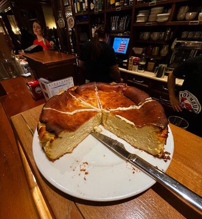 Donde comer tarta de queso vasca en el Centro de Donostia
